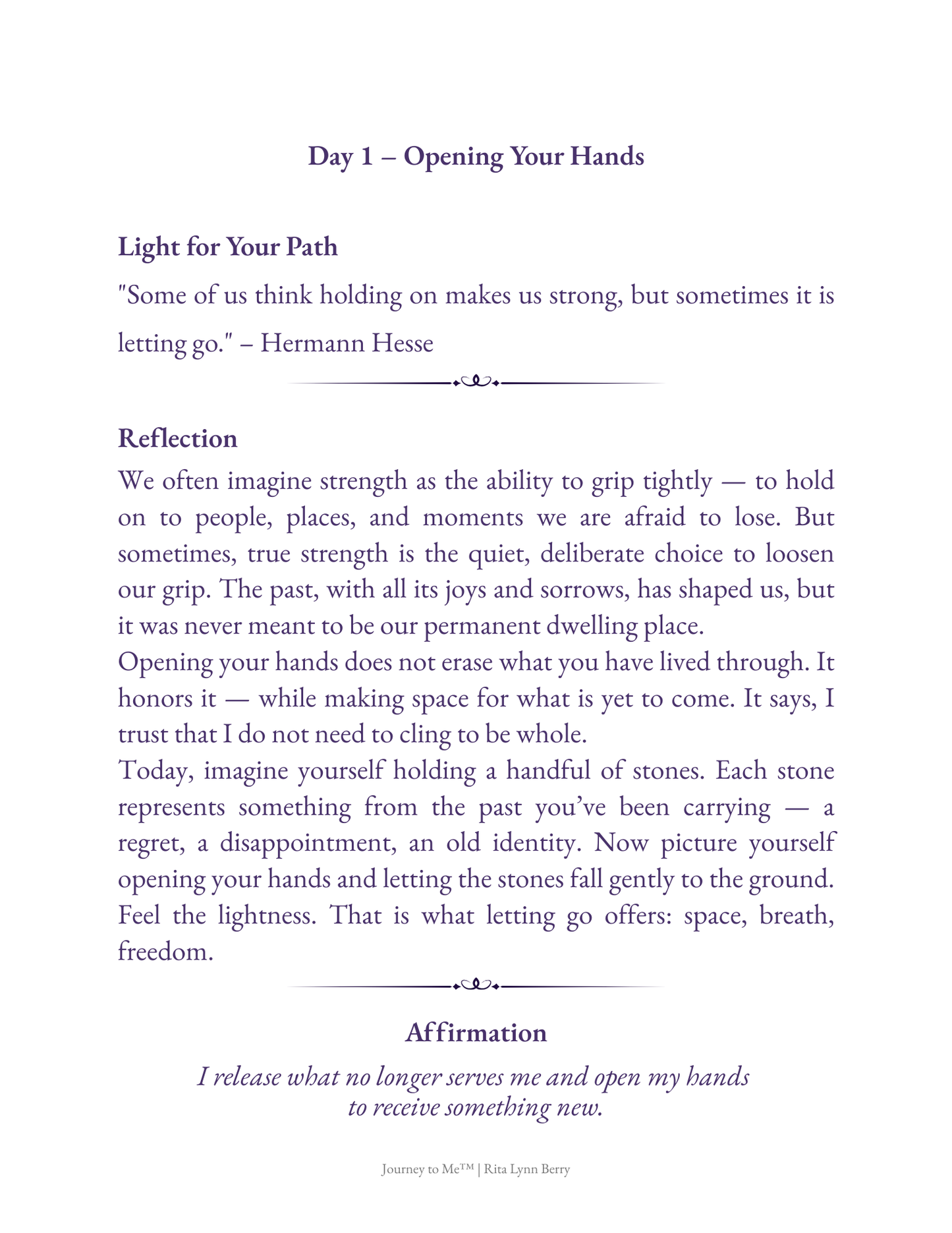 Letting Go – Release & Renew | 7-Day Guided Journey (digital download)